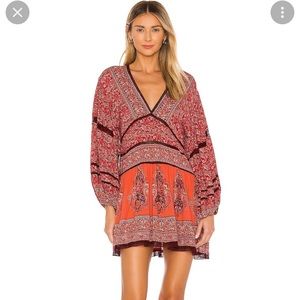Free People Tops Free People Luna Scarf Print Tunic